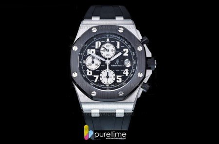 AP0833C - AP ROO Chronograph CER SS/RU Grey/Num APF 7750 Mod