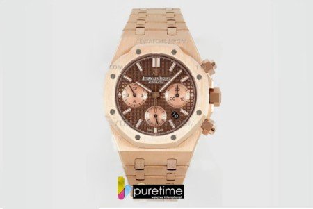 AP0836B - Royal Oak Chrono 26331 RG/RG Brn/RG/Stk IPF A7750
