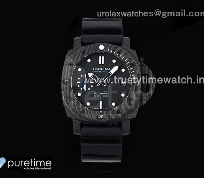 PAM1232 Black Dial on Rubber Strap P.900 Clone