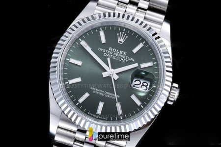 RDJ0458C - DJ 36mm Jub Flt 904L SS/SS Grn/Stk AR+ VR3235