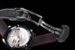 SpeedMaster MoonWatch SS V2 OMF 1:1 Best Edition Black Dial White Handset on Black Leather Strap A9300 - Image 9