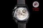 SpeedMaster MoonWatch SS V2 OMF 1:1 Best Edition Black Dial Red Words on Black Leather Strap A9300 - Image 8