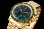 Speedmaster YG RMF Best Edition Green Dial on YG Bracelet Lemania HW - Image 4