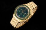 Speedmaster YG RMF Best Edition Green Dial on YG Bracelet Lemania HW - Image 2