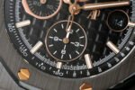 Royal Oak Offshore 44mm Black Ceramic TKF 1:1 Best Edition Black/RG Dial on Black Rubber Strap A3126 - Image 5