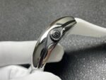 Vanguard V45 SS ABF Best Edition White Dial On White Gummy Strap A2824 - Image 5