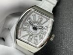 Vanguard V45 SS ABF Best Edition White Dial On White Gummy Strap A2824 - Image 4