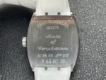Vanguard V45 SS ABF Best Edition White Dial On White Gummy Strap A2824 - Image 7