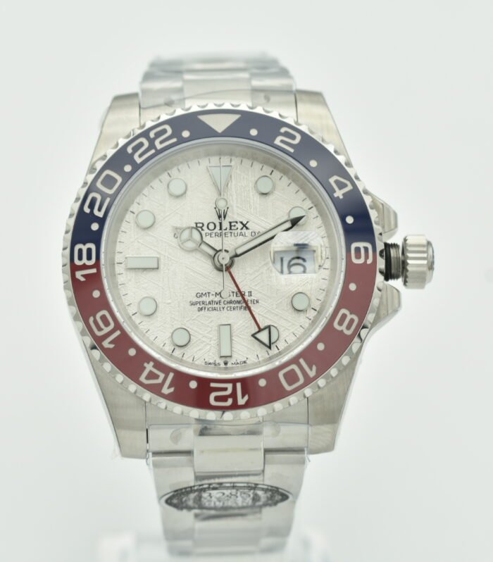GMT Master II 126719 BLRO Gain Weight Gold Factory 1:1 Best Edition Real Meteorite Dial on Oyster Bracelet VR3285 CHS