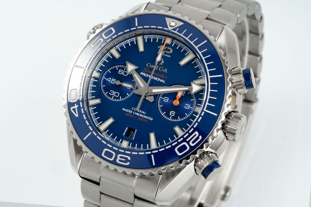 Planet Ocean Master Chronometer Blue Ceramic Bezel SS SCF 1:1 Best Edition Blue Dial on SS Bracelet A9900 - Image 3