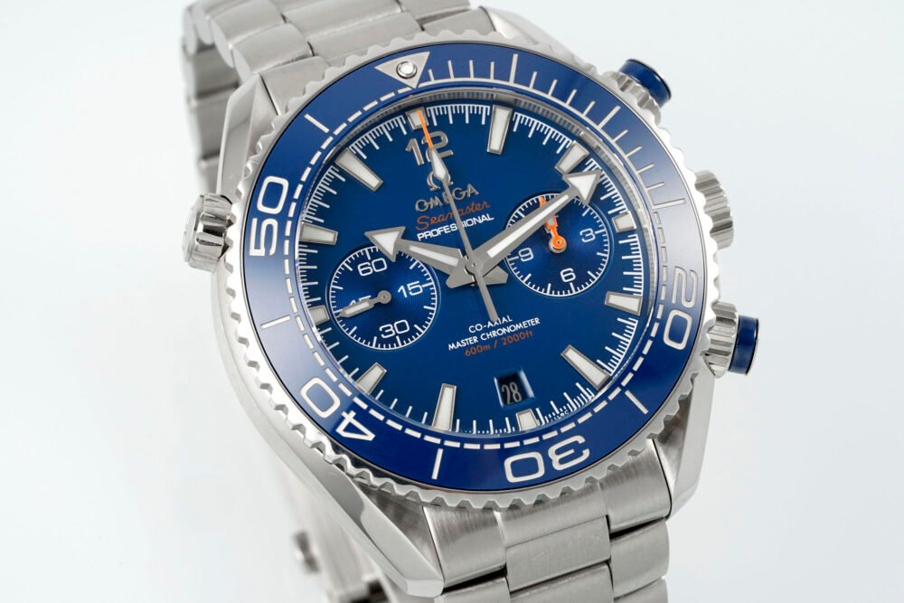 Planet Ocean Master Chronometer Blue Ceramic Bezel SS SCF 1:1 Best Edition Blue Dial on SS Bracelet A9900 - Image 2