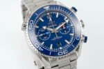 Planet Ocean Master Chronometer Blue Ceramic Bezel SS SCF 1:1 Best Edition Blue Dial on SS Bracelet A9900 - Image 2