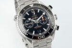 Planet Ocean Master Chronometer Black Ceramic Bezel SS SCF 1:1 Best Edition Black Dial on SS Bracelet A9900 - Image 2
