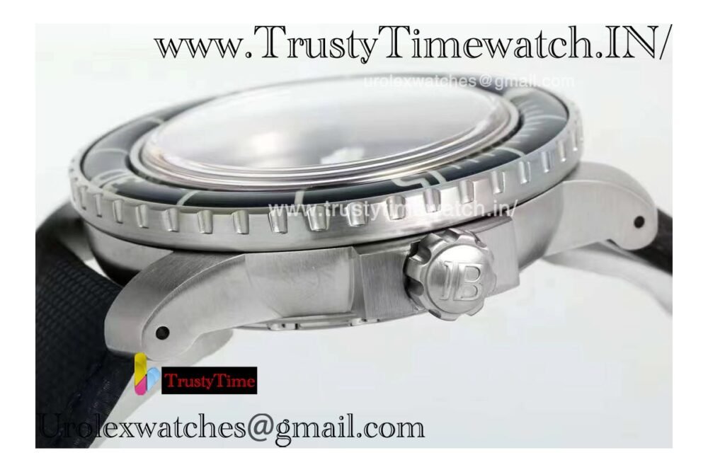 Blancpain Fifty Fathoms ZF Black case Black dial Black NATO military strap Movement 5008 - Image 3