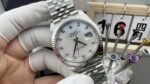 DateJust 126334 904L SS CF 1:1 Best Edition White MOP Dial Diamond Markers on Jubilee 904L SS Bracelet