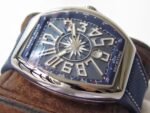 Vanguard V45 SS ZF Best Edition Blue Textured Dial on Blue Rubber Strap MIYOTA 9015 - Image 4