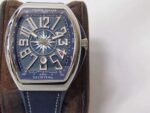 Vanguard V45 SS ZF Best Edition Blue Textured Dial on Blue Rubber Strap MIYOTA 9015 - Image 2