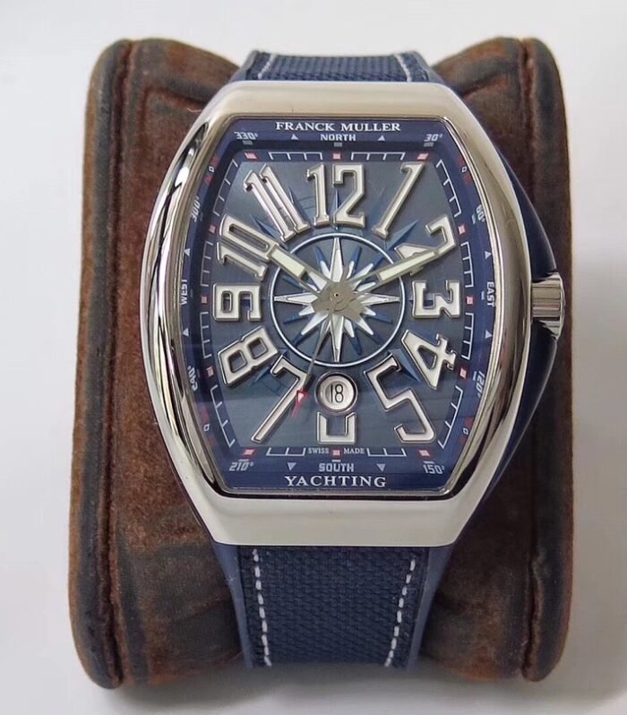 Vanguard V45 SS ZF Best Edition Blue Textured Dial on Blue Rubber Strap MIYOTA 9015