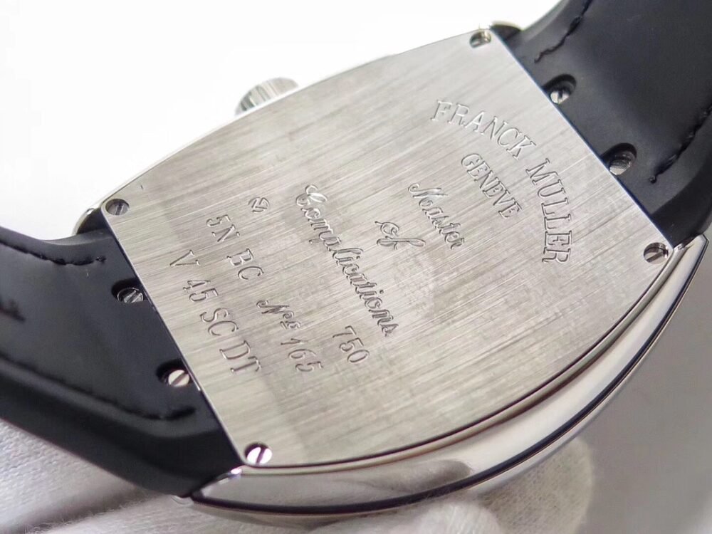Vanguard V45 Chrono SS ABF Best Edition Black Dial Black Markers on Black Gummy Strap A7750 - Image 9