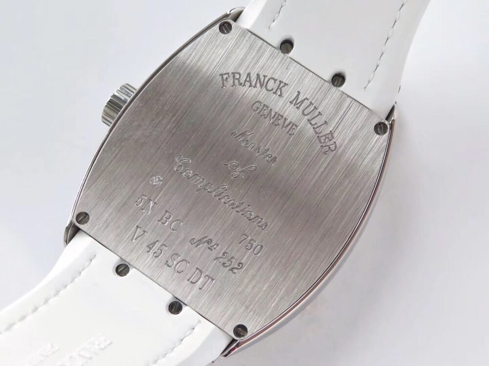 Vanguard V45 SS ZF Best Edition White Textured Dial on White Rubber Strap MIYOTA 9015 - Image 9