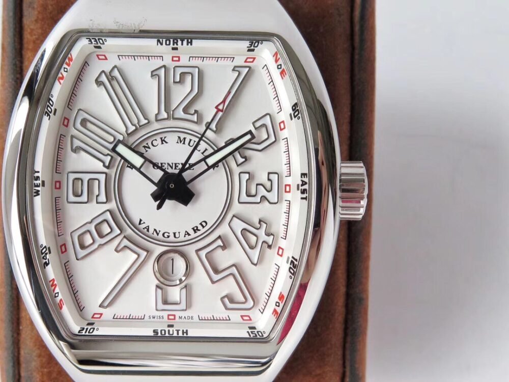 Vanguard V45 SS ZF Best Edition White Textured Dial on White Rubber Strap MIYOTA 9015 - Image 2