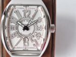 Vanguard V45 SS ZF Best Edition White Textured Dial on White Rubber Strap MIYOTA 9015 - Image 2