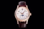 Annual Calendar Complications 5205R RG GRF Best Edition White dial on Brown leather strap A324