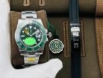 Submariner 40mm 116610 LV Green Ceramic 904L Steel AR+F 1:1 Best Edition Green Dial On 904L SS Bracelet VR3135