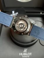 Classic Fusion 42mm Ceramic JJZF 1:1 Best Edition Blue Dial On Blue Rubber Strap - Image 6