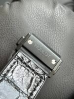 Classic Fusion 42mm Ceramic JJZF 1:1 Best Edition Black Carbon Dial On Black Gummy Strap - Image 8