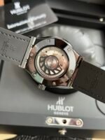 Classic Fusion 42mm Ceramic JJZF 1:1 Best Edition Black Carbon Dial On Black Gummy Strap - Image 7