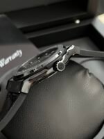 Classic Fusion 42mm Ceramic JJZF 1:1 Best Edition Black Carbon Dial On Black Gummy Strap - Image 5