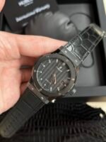 Classic Fusion 42mm Ceramic JJZF 1:1 Best Edition Black Carbon Dial On Black Gummy Strap - Image 3