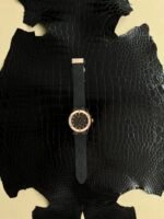 Classic Fusion 42mm Ceramic/RG JJZF 1:1 Best Edition Black Textured Dial On Black Rubber Strap - Image 9