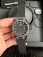 Classic Fusion 42mm Ceramic JJZF 1:1 Best Edition Black Carbon Dial On Black Rubber Strap - Image 2