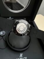 Classic Fusion 42mm Ceramic JJZF 1:1 Best Edition Black Carbon Dial On Black Rubber Strap - Image 6