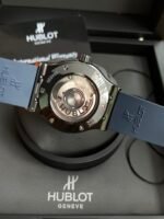 Classic Fusion 42mm Ceramic JJZF 1:1 Best Edition Blue Dial On Blue Rubber Strap - Image 6