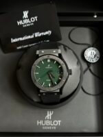 Classic Fusion 42mm Ceramic JJZF 1:1 Best Edition Green Dial On Black Rubber Strap - Image 5