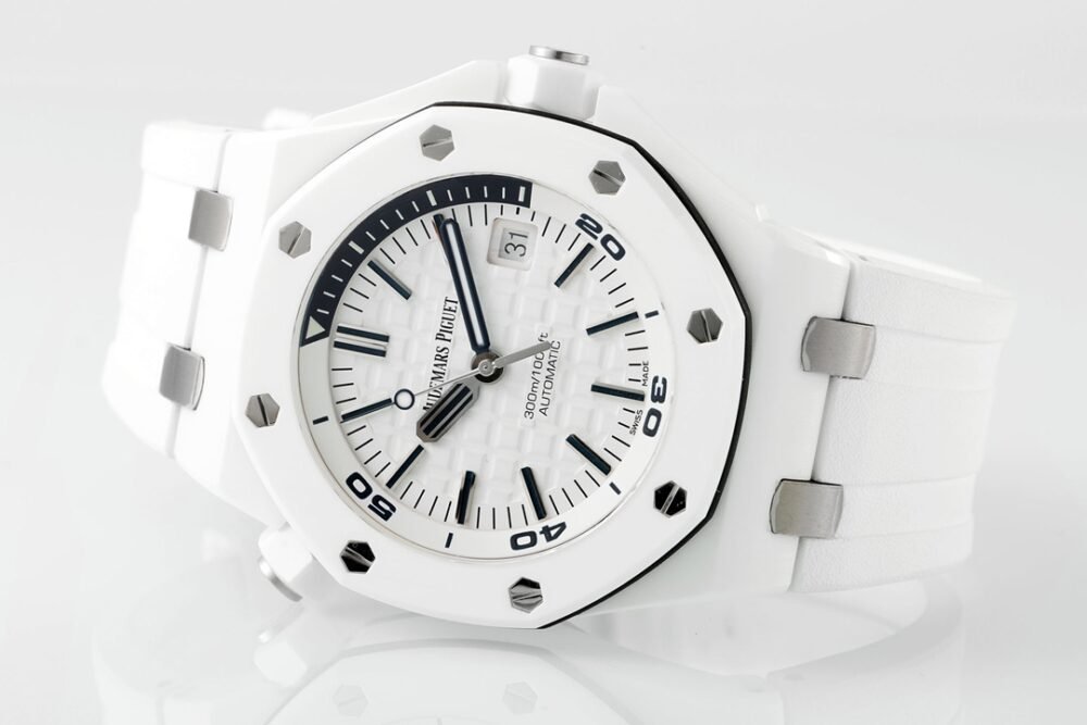 Royal Oak Offshore Diver 15707 White Ceramic ZF 1:1 Best Edition SA3120 Super Clone - Image 4