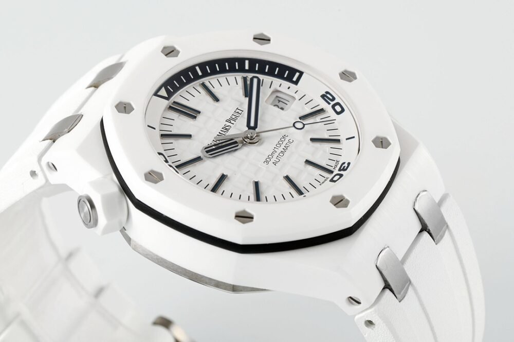 Royal Oak Offshore Diver 15707 White Ceramic ZF 1:1 Best Edition SA3120 Super Clone - Image 7