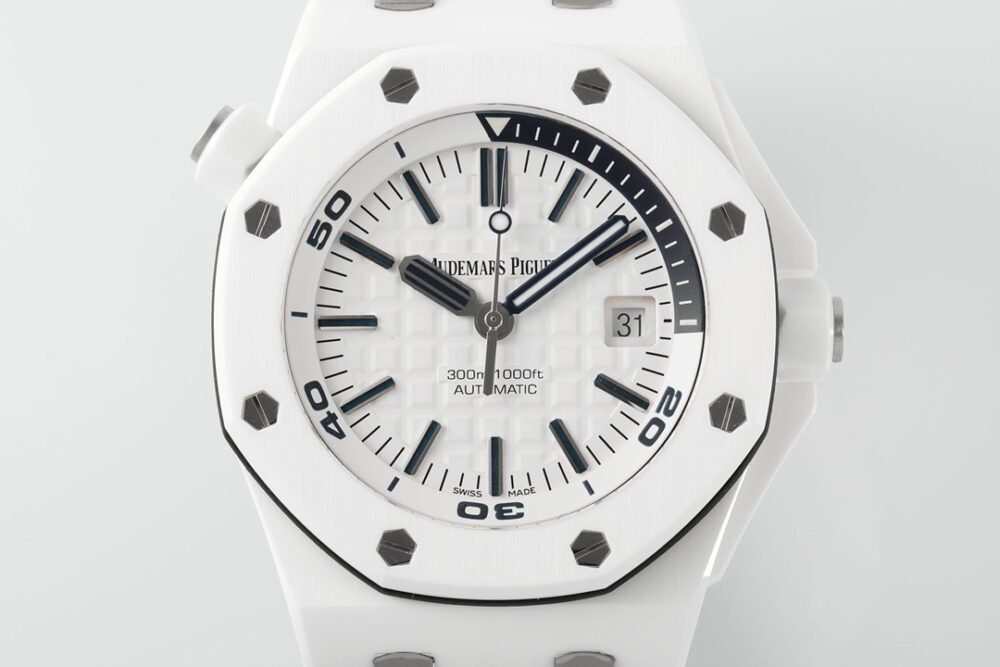 Royal Oak Offshore Diver 15707 White Ceramic ZF 1:1 Best Edition SA3120 Super Clone - Image 2