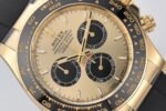 Daytona 126518 QF Gain Weight 1:1 Best Edition Gold Dial Black Subdial Sticks Markers on Oysterflex Strap DD4131 V11 - Image 3