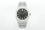 Royal Oak 15510 SS IPF 1:1 Best Edition Green Dial on SS Bracelet 4302 Super Clone