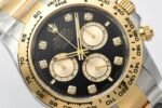 Daytona 126503 SS/YG Gain Weight CF 1:1 Best Edition Black Dial Diamond Marker On Oyster Bracelet DD4131 - Image 3