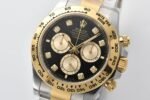 Daytona 126503 SS/YG Gain Weight CF 1:1 Best Edition Black Dial Diamond Marker On Oyster Bracelet DD4131 - Image 2