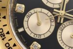 Daytona 126518 904L YG CF 1:1 Best Edition Black Dial Gold Subdial Diamond Marker on Oysterflex Strap DD4131 - Image 6