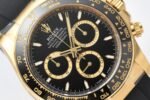 Daytona 126518 904L YG CF 1:1 Best Edition Black Dial Black/Gold Subdial on Oysterflex Strap DD4131 - Image 2