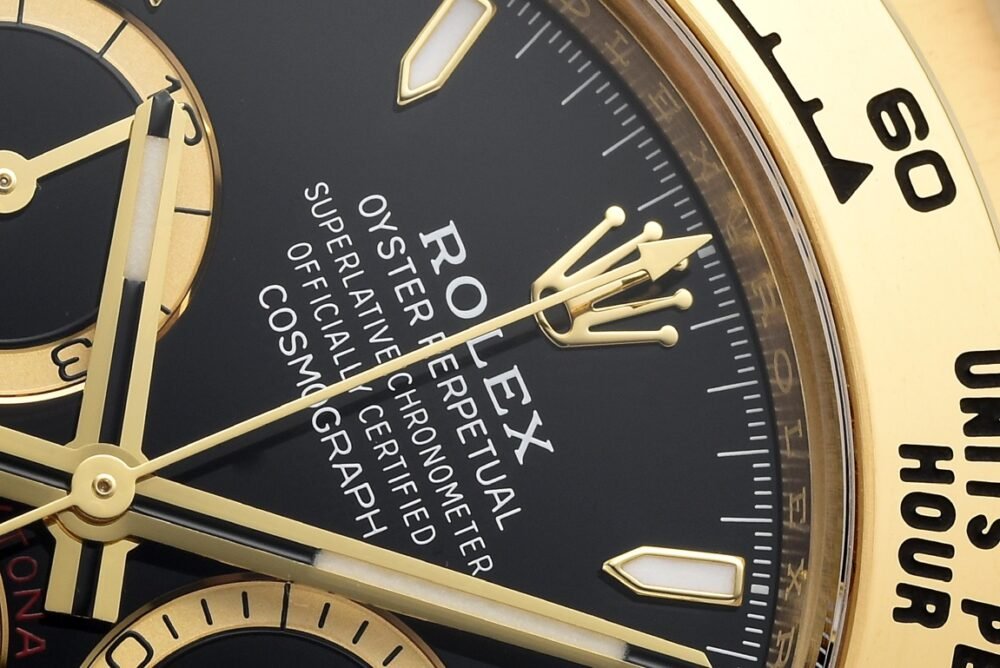 Daytona 126518 904L YG CF 1:1 Best Edition Black Dial Black/Gold Subdial on Oysterflex Strap DD4131 - Image 4