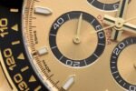 Daytona 126518 904L YG CF 1:1 Best Edition Gold Dial Gold/Black Subdial Stick Marker on Oysterflex Strap DD4131 - Image 6