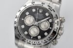 Daytona 126509 904L SS CF Best Edition Black Dial Silver Subdial Diamonds Markers On 904L SS Bracelet SA4131 - Image 3